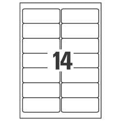 avery J8563 14 per sheet