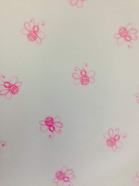 Bumble Bee Pink Vellum