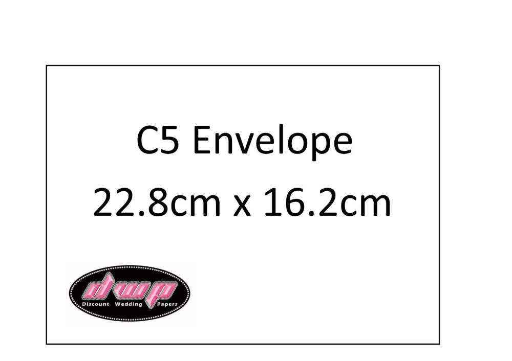 Felt Cream C5 Envelope