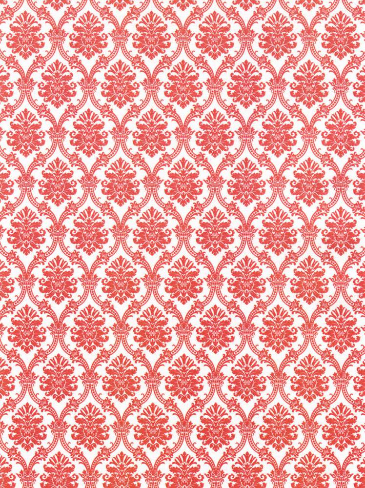Red Damask Paper