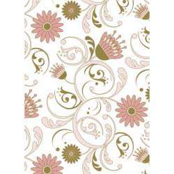 Florentine Floral Pink - A4 Paper