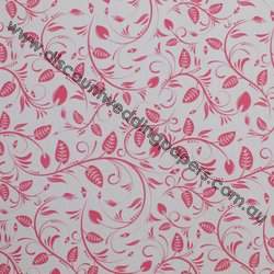 Floral Flourish Metallic-Lipstick Pink-Paper