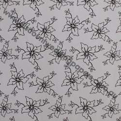 Floral Bloom Metallic-Black-Metallic Paper