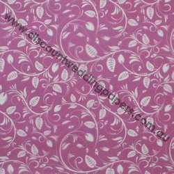 Floral Flourish Reversed Vellum-Purple