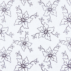 Floral Bloom Metallic-Brown-A4 Metallic Paper