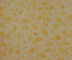 Floral Flourish Metallic-Yellow- Paper