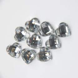 12mm Acrylic Hearts (Pack of 25)