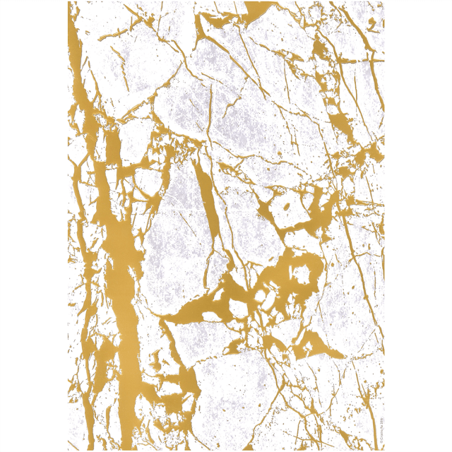 Crystalline Gold Embossed paper - 50 pack