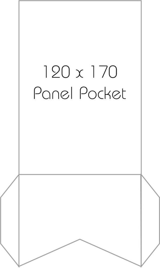 120 x 170 Panel Pocket - Feltalicious White