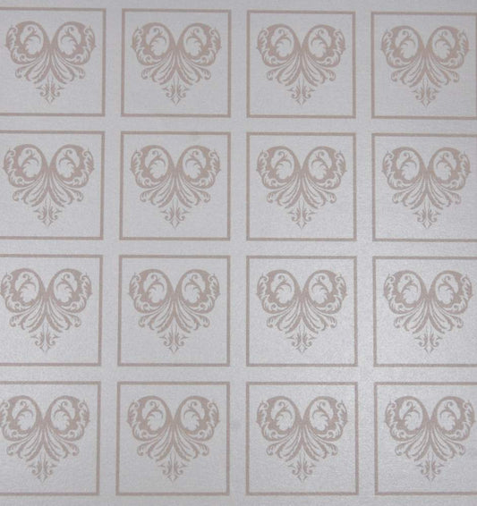 Athena Hearts Caramel Metallic Paper 4 SHEET BULK PACK