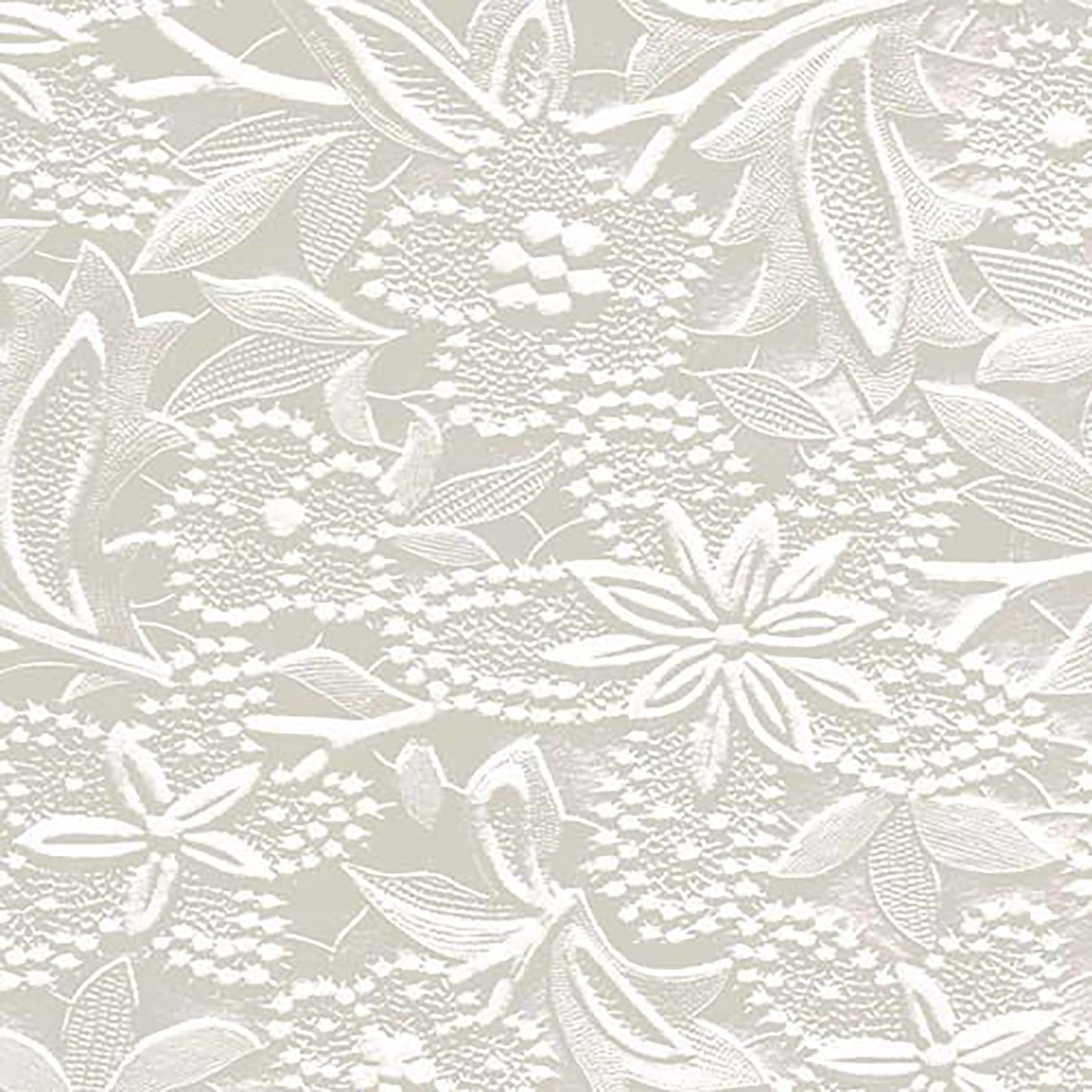 Bloom Cotton White Embossed Paper