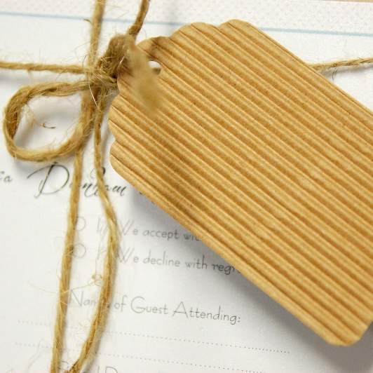 Corrugated Kraft Tag