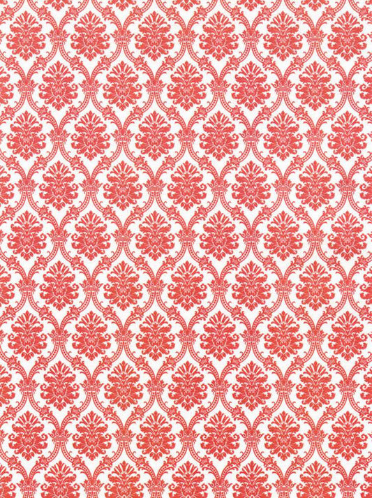 Red Damask Paper