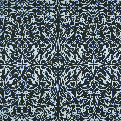 Filigree - Silver on Black