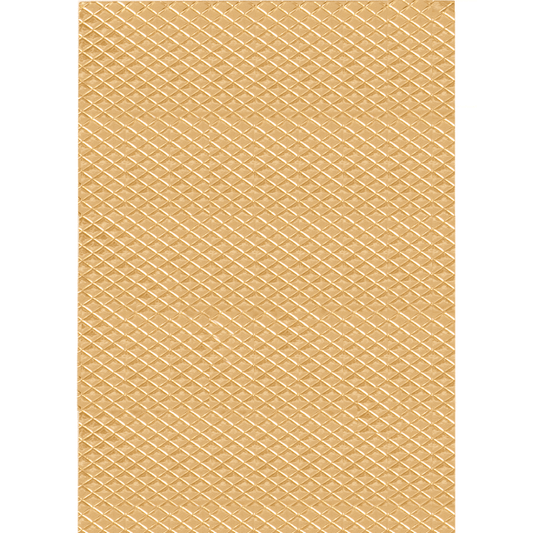 Gold Diamond Embossed Paper - 5 pack