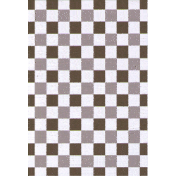 Checkers-Vellum-Charcoal/Grey-Paper