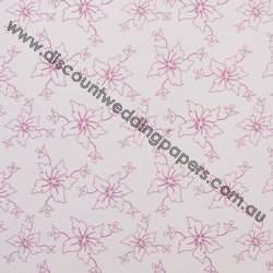 Floral Bloom Metallic-Purple-Paper