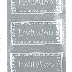 Invitation Seals - Silver