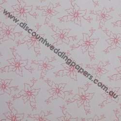 Floral Bloom Metallic-Pink-Paper
