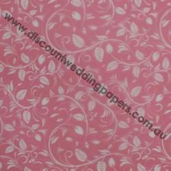 Floral Flourish Reversed Vellum-Pink