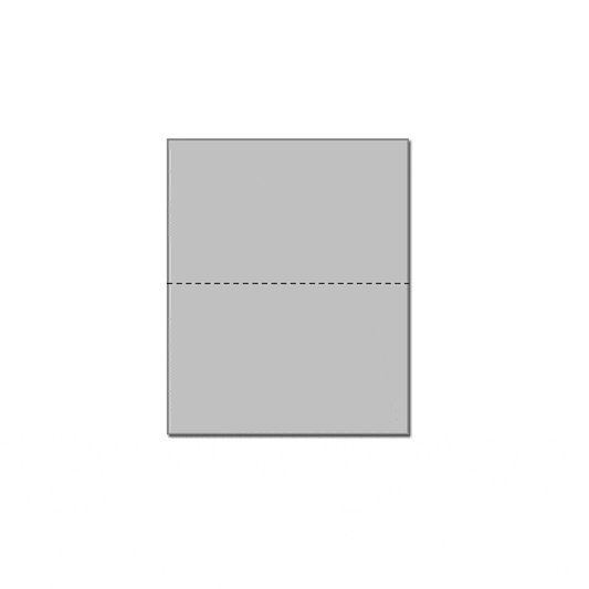 Pre-Cut Folded Placecards - Silver - Pack of 25