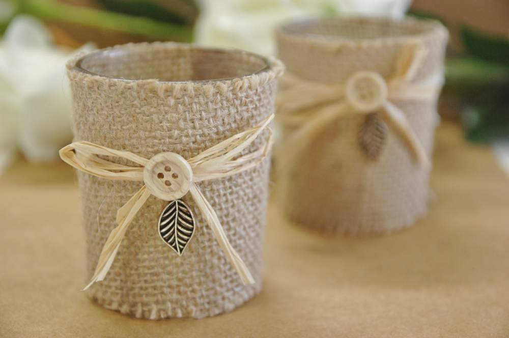 Rustic Candle Holder - 2 Pack