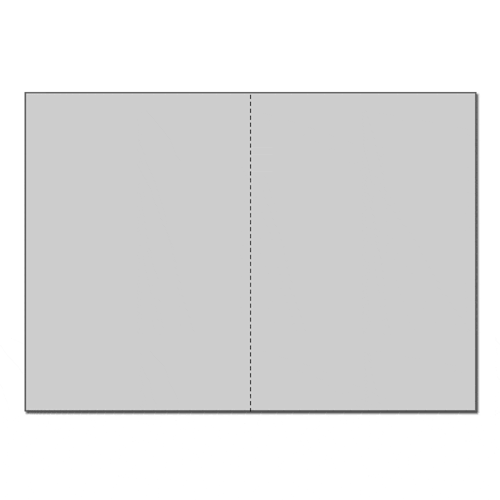 C5 Pre-Cut Folded Card - Recycled Kraft - Onyx